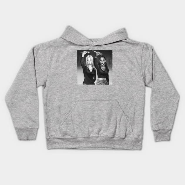 Slay The Patriarchy Kids Hoodie by LidiaCazam